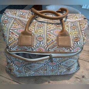 Nicole Miller Weekender Tote, canvas print bag